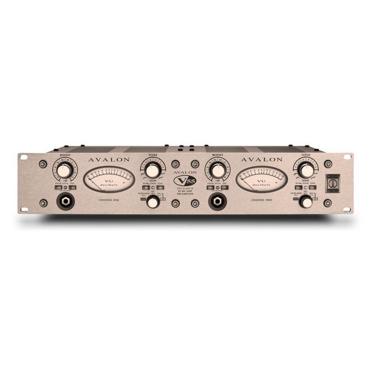 Avalon V55 Pure Class A Microphone Preamplifier Silver