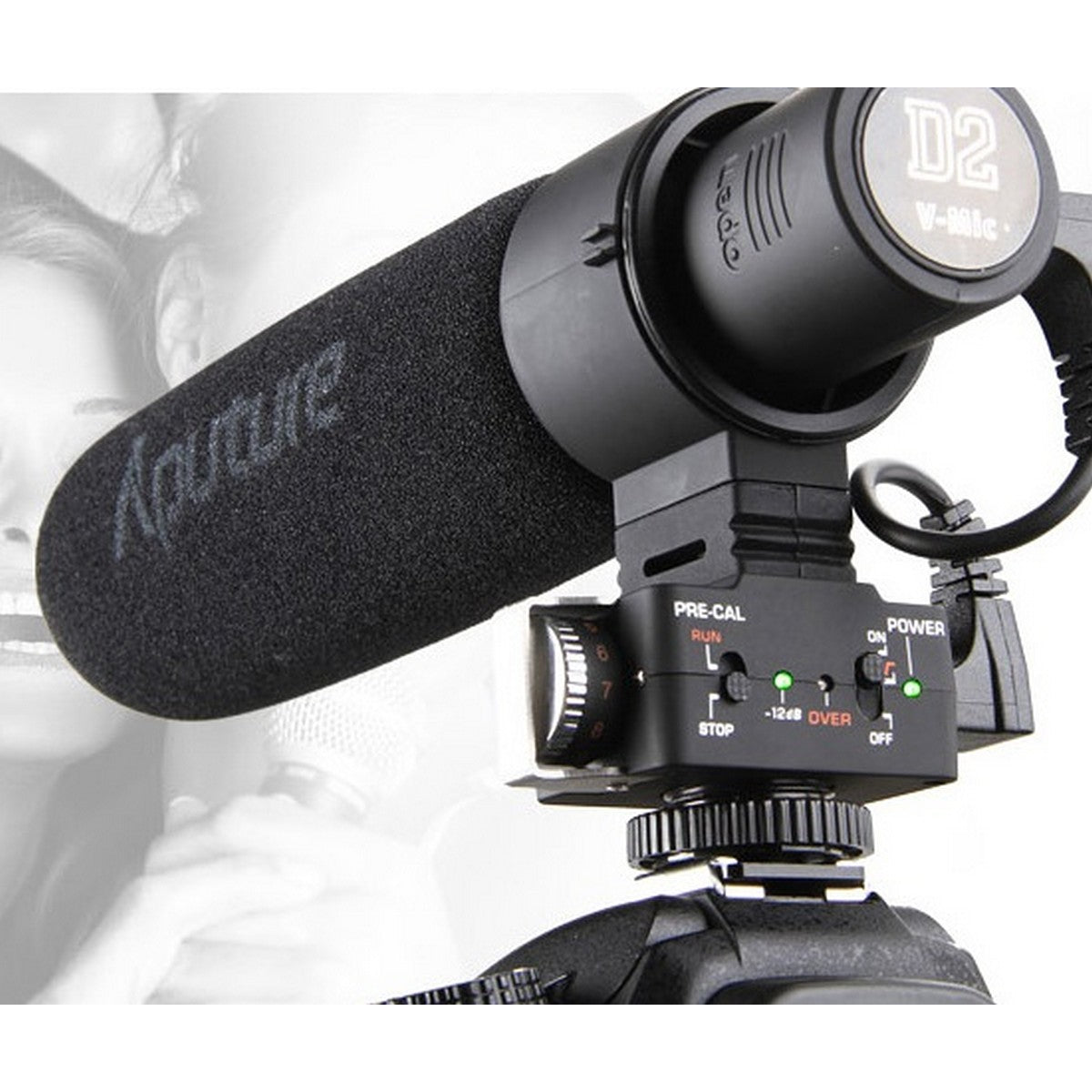 Aputure V-MIC D2 | Sensitivity Adjustable Directional Condenser Shotgun Microphone for Nikon Canon Sony Pentax