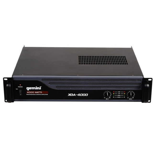 Gemini XGA-4000 4000Watt Peak Professional Power Amplifier