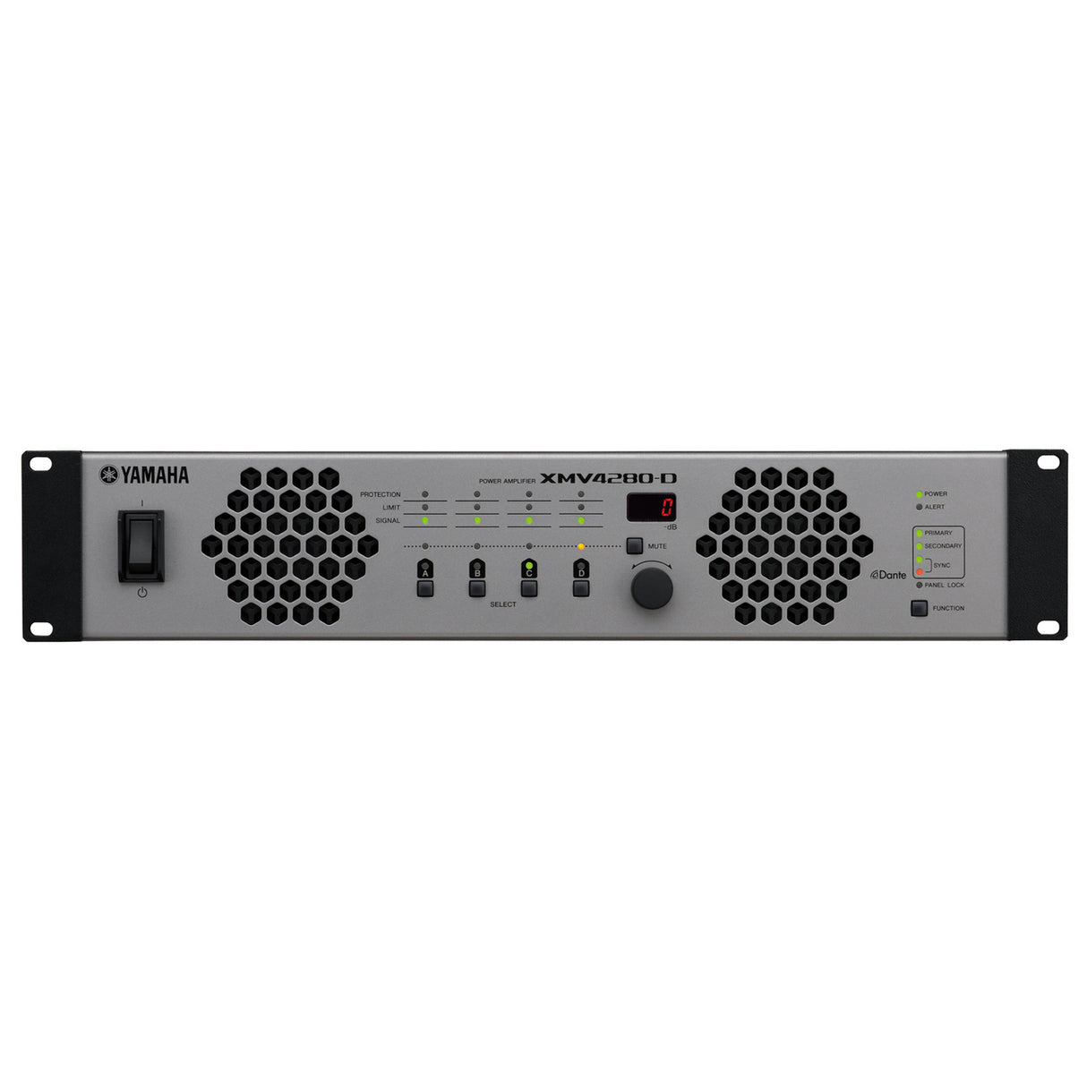Yamaha XMV4280-D | 4 Channel Dante Input Power Amplifier