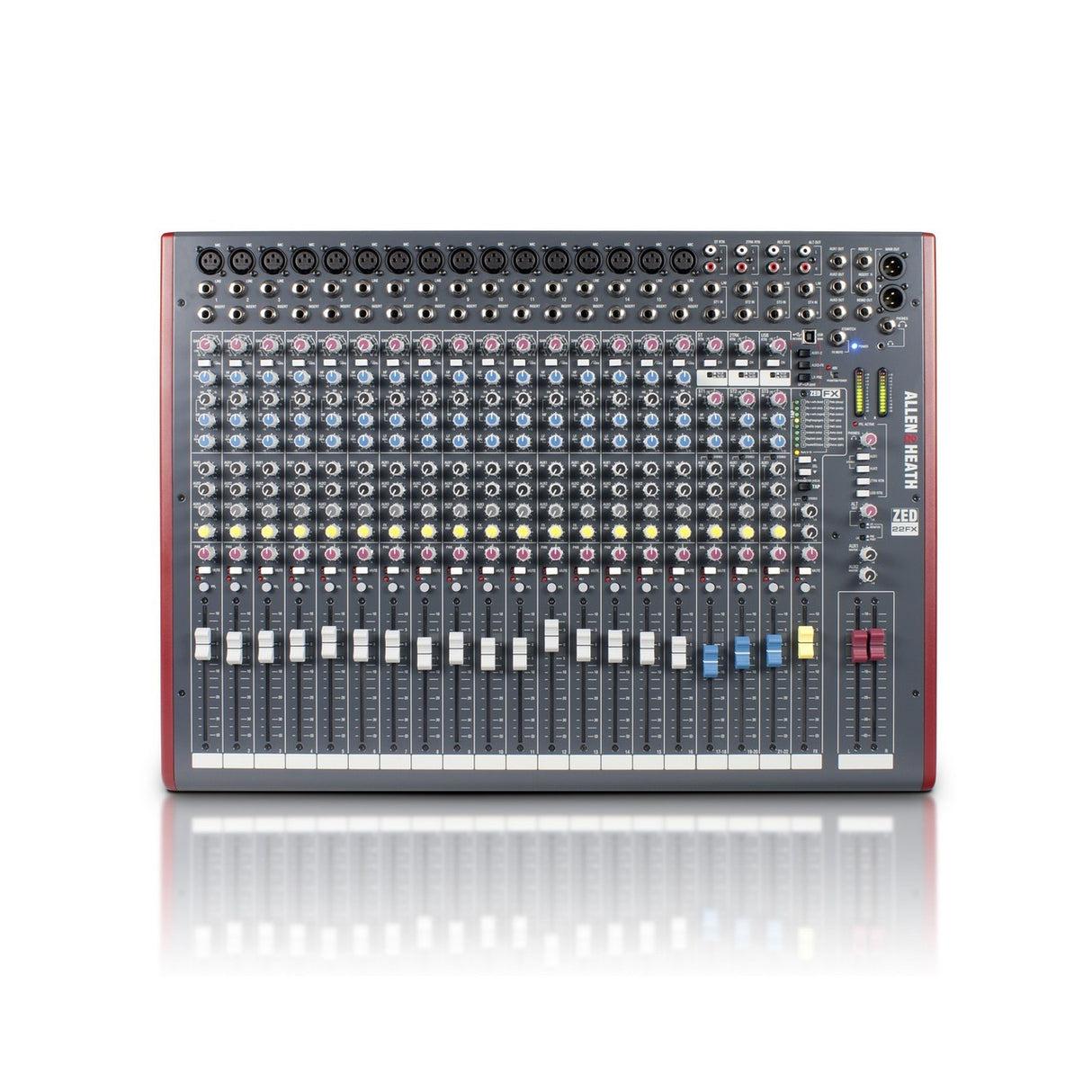Allen & Heath ZED-22FX 16 Mono 4 Stereo Channel Neutrik XLR Mic 1/4 Inch FX Mixer