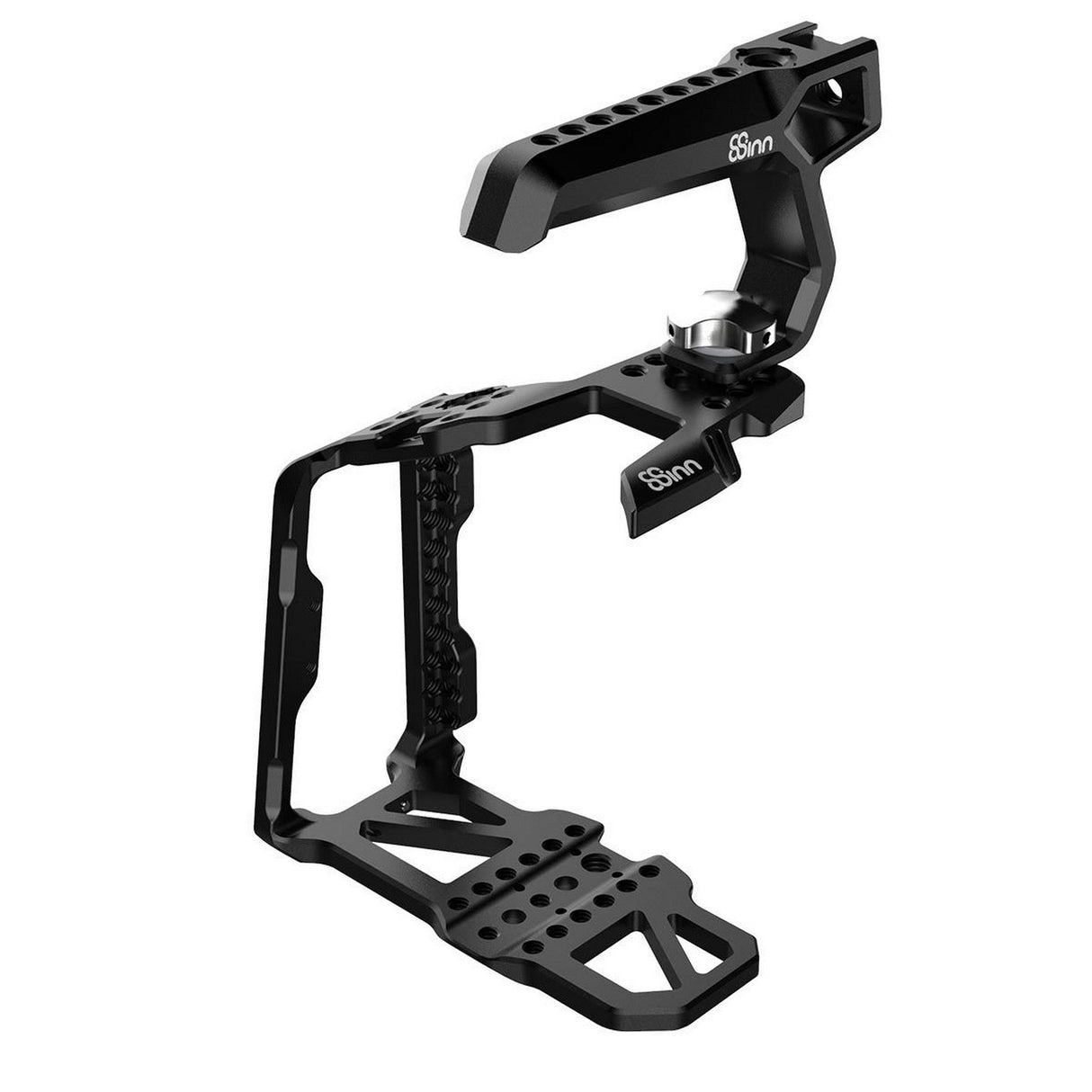 8Sinn 8-BMPCC6KPRO HALF C + 8-THBRAVEN Half Cage for BMPCC 6K Pro with Black Raven Top Handle