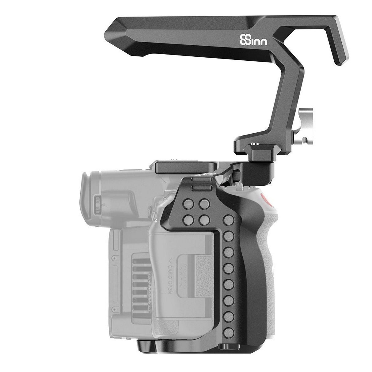 8Sinn 8-CR5C C + 8-THBCROW Cage for EOS R5C with Black Crow Top Handle