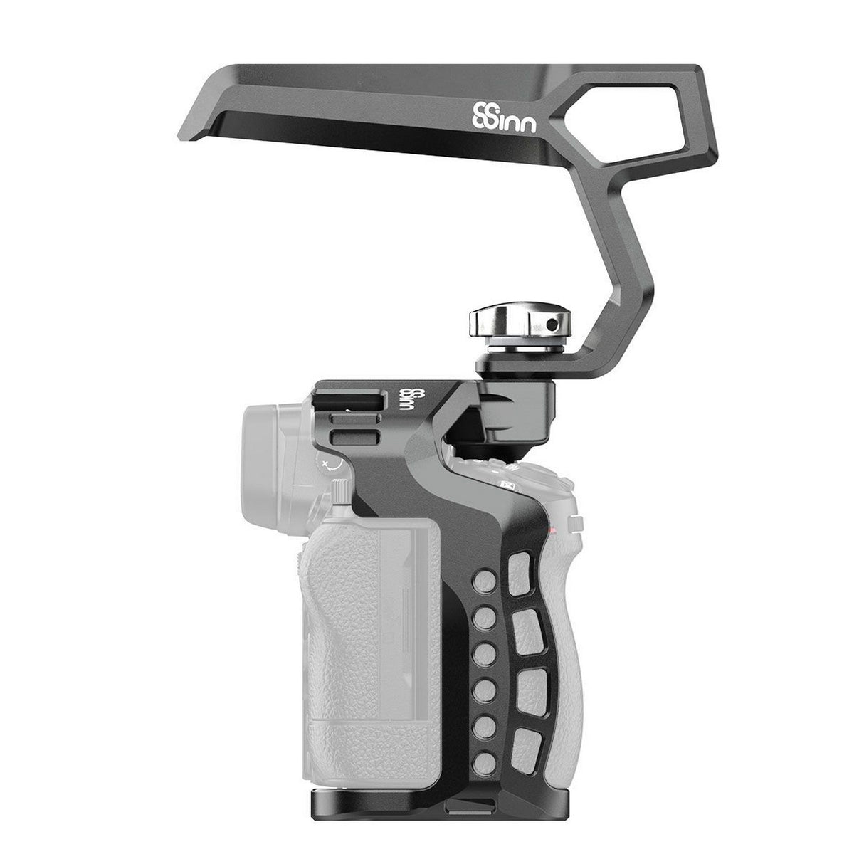 8Sinn 8-NZ6Z7 C V2 + 8-THBRAVEN Camera Cage with Black Raven Top Handle for Nikon Z6/Z6/Z6 II/Z7II