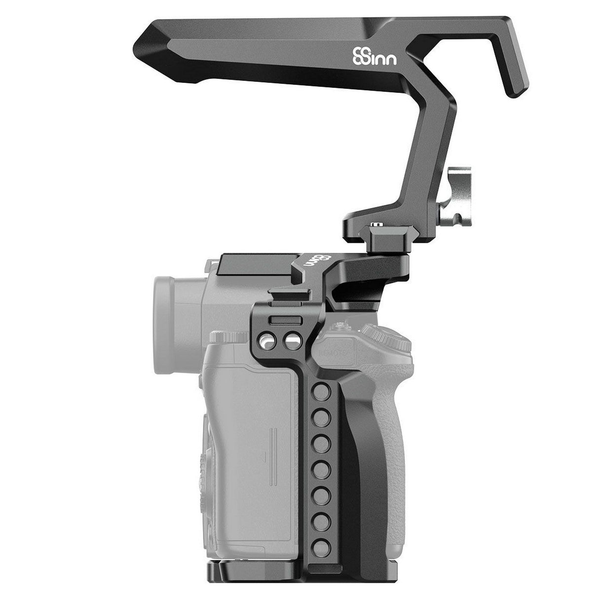 8Sinn 8-PS5II C + 8-THBCROW Camera Cage with Black Crow Top Handle for Panasonic Lumix S5II/S5IIX