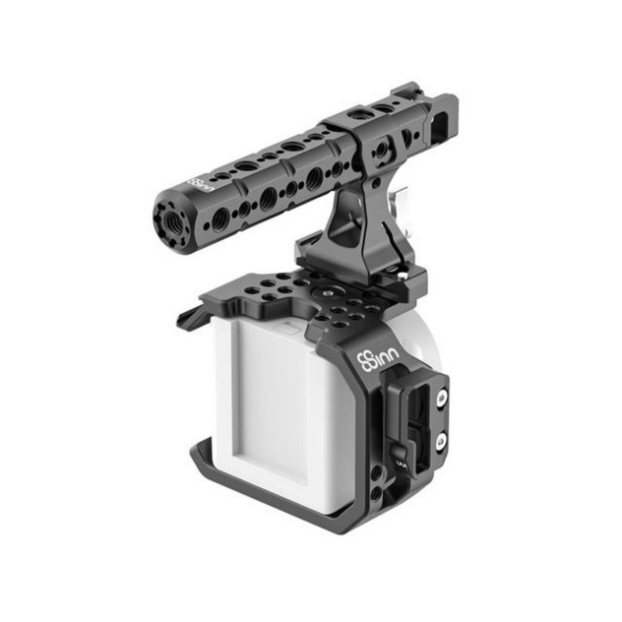 8Sinn Camera Cage with Top Handle Pro V2 for Blackmagic Micro Studio Camera 4K G2