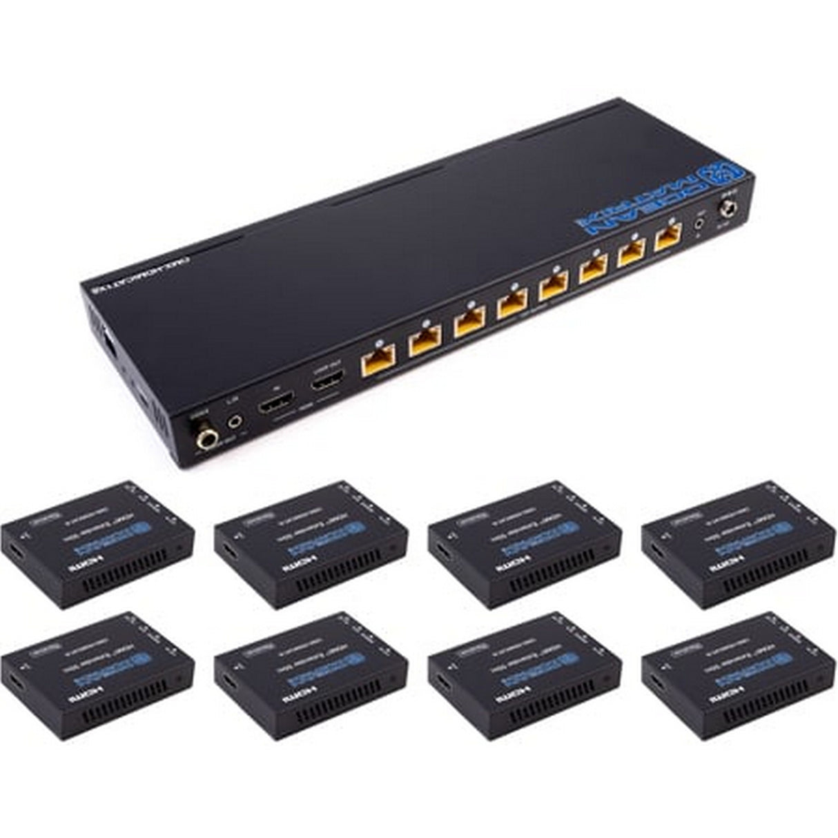 Ocean Matrix 4K 60Hz HDMI 1x8 Splitter with Extender