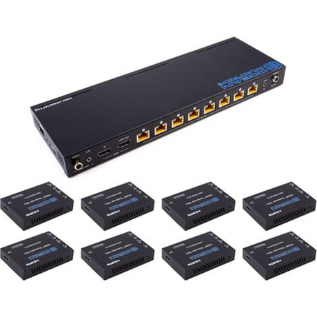 Ocean Matrix 4K 60Hz HDMI 1x8 Splitter with Extender