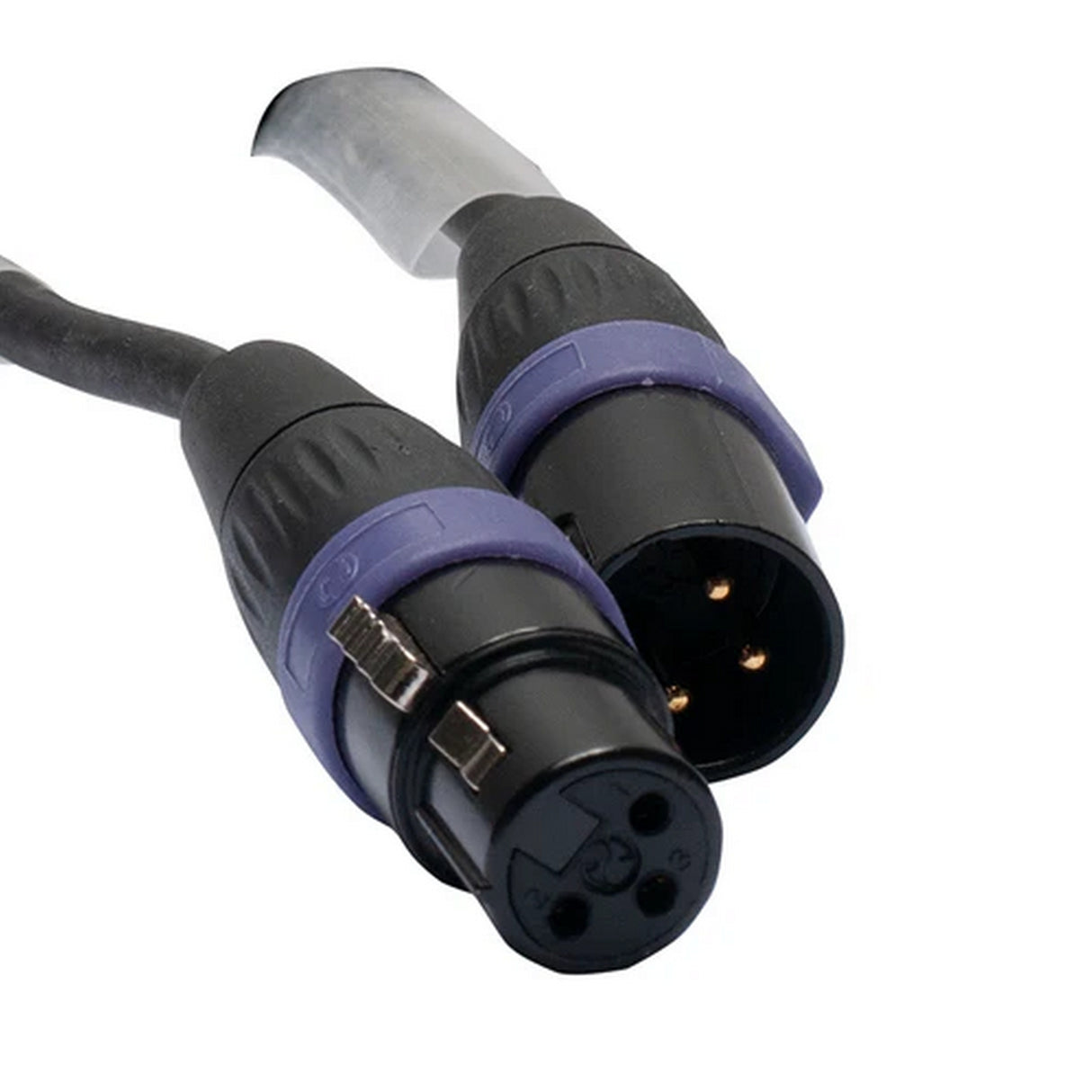 Accu Cable AC3PDMX100PRO Pro Series 3‑Pin DMX Cable, 100-Feet