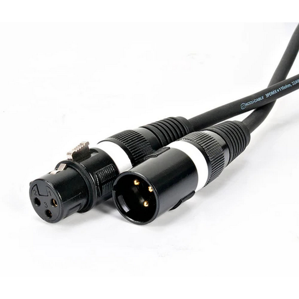 Accu Cable AC3PDMX50 3‑Pin DMX Cable, 50-Feet