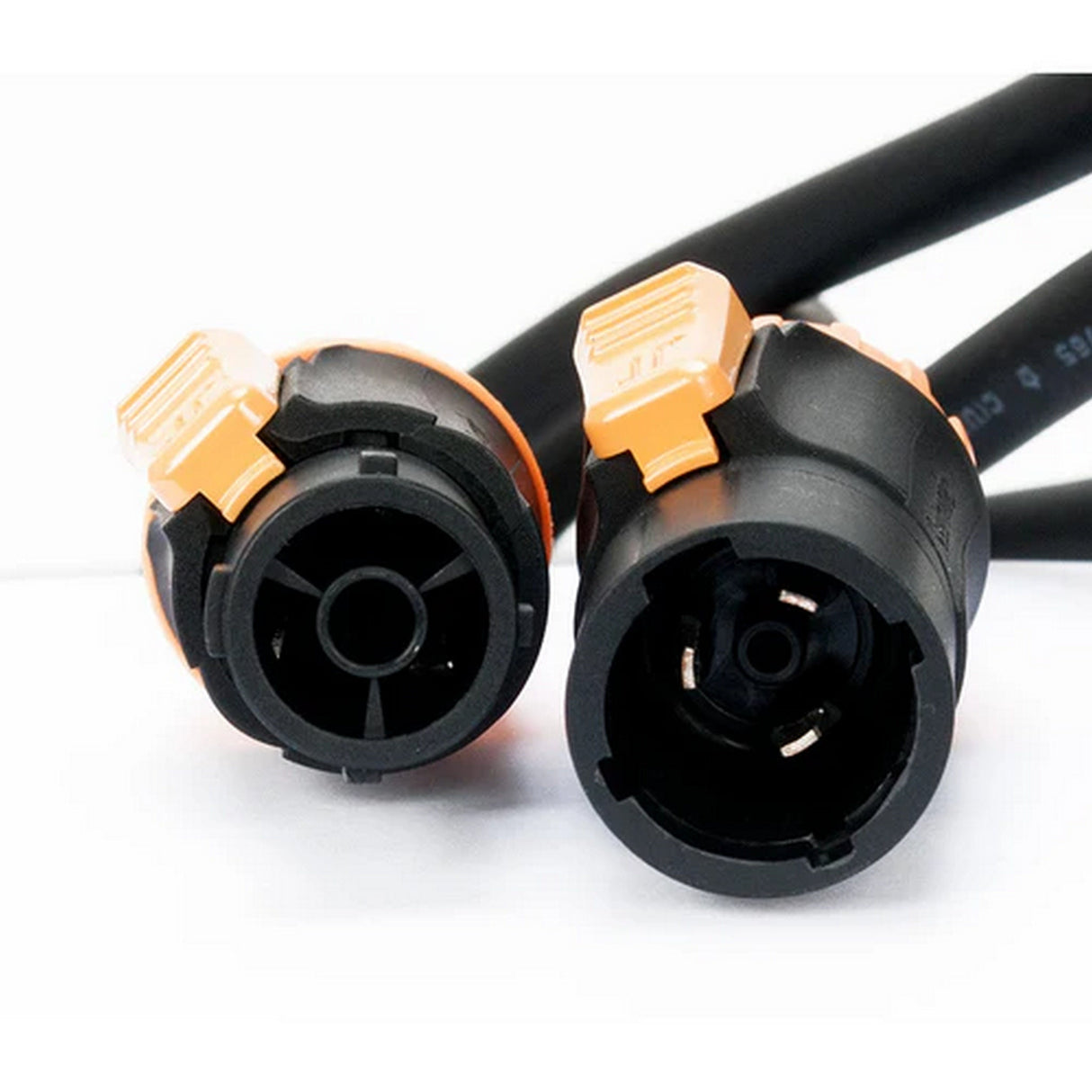 Accu Cable SIP165 IP65 Power Twist Lock Male-to-Female Link Cable, 25-Feet
