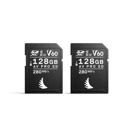 Angelbird AV PRO SD V60 MK2 Memory Card for Fujifilm, 128GB 2 Matched Pack