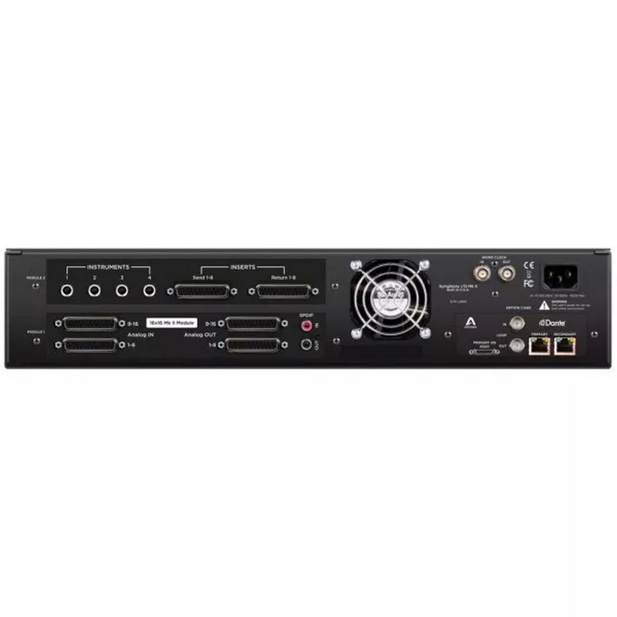 Apogee Symphony IO Mk II 16x16 Analog IO with 8 Mic Preamps Pro Tools HD Interface