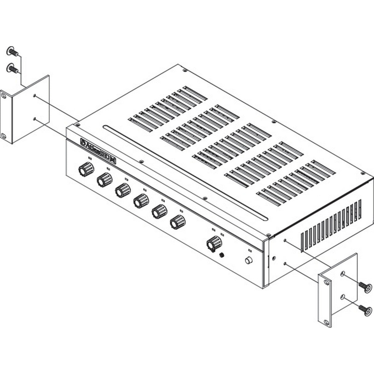 AtlasIED AAGRMK1 Rack Mount Kit for AA120G or AA240G Amplifier