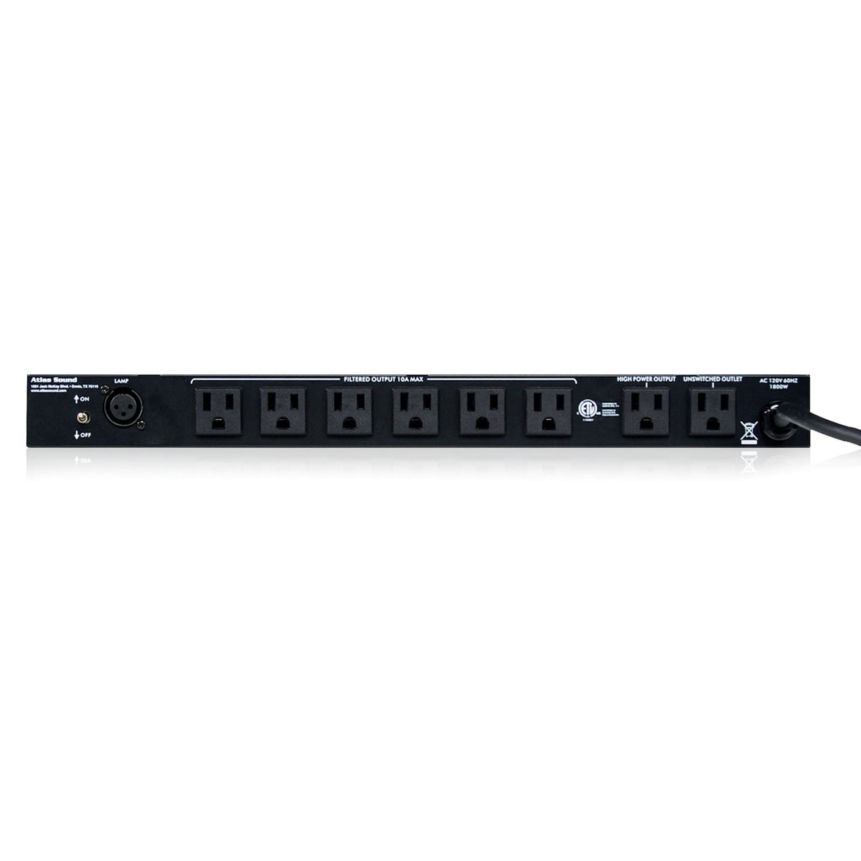 AtlasIED AP-C15D 15A Power Conditioner and Distribution Unit