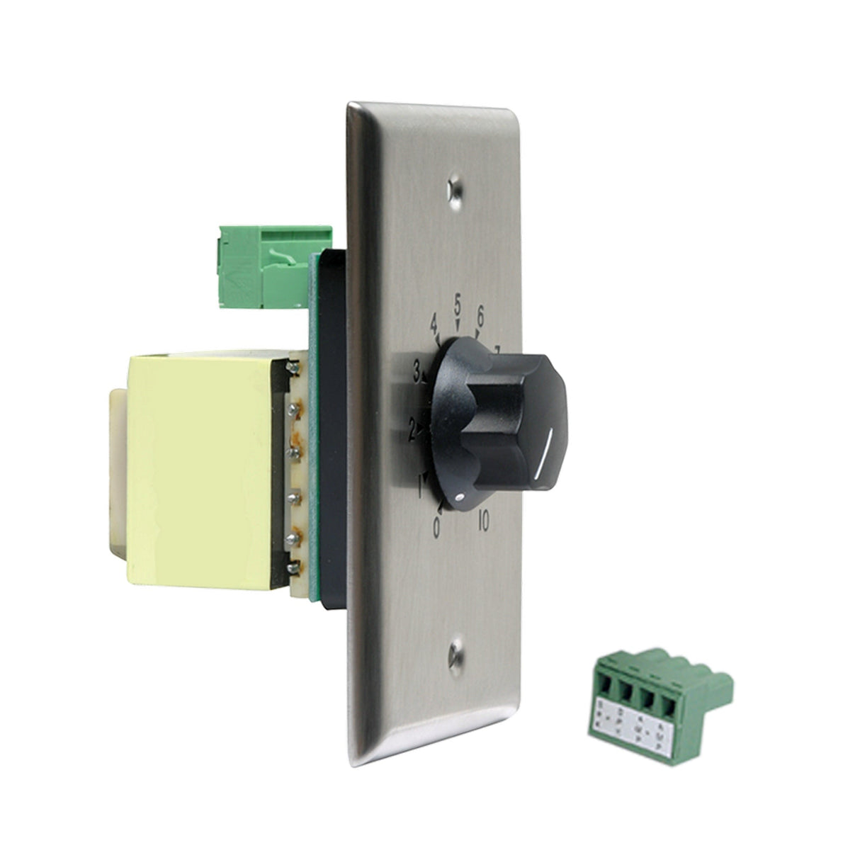 AtlasIED AT10-PARM 10W Rack-Mounted Attenuator with Priority Relay, 3dB Steps