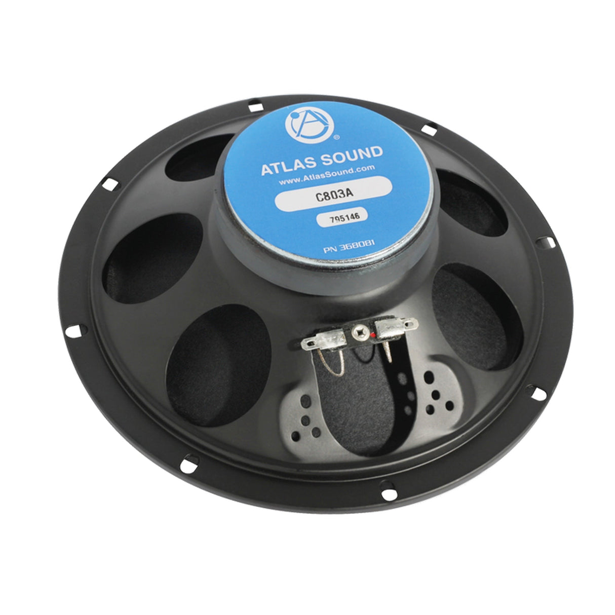 AtlasIED C803AT87 Series 8-Inch In-Ceiling Coaxial Speaker with 70V Transformer