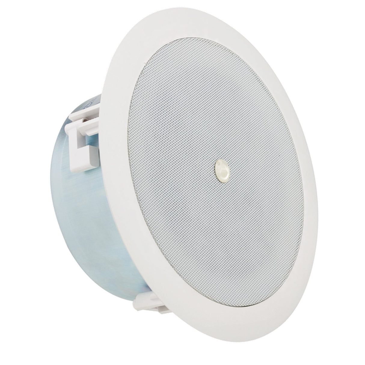 AtlasIED FAP42TCEN EN54-24 Certified 4-Inch Shallow Mount Coaxial In-Ceiling Speaker with 16W 70/100V Transformer