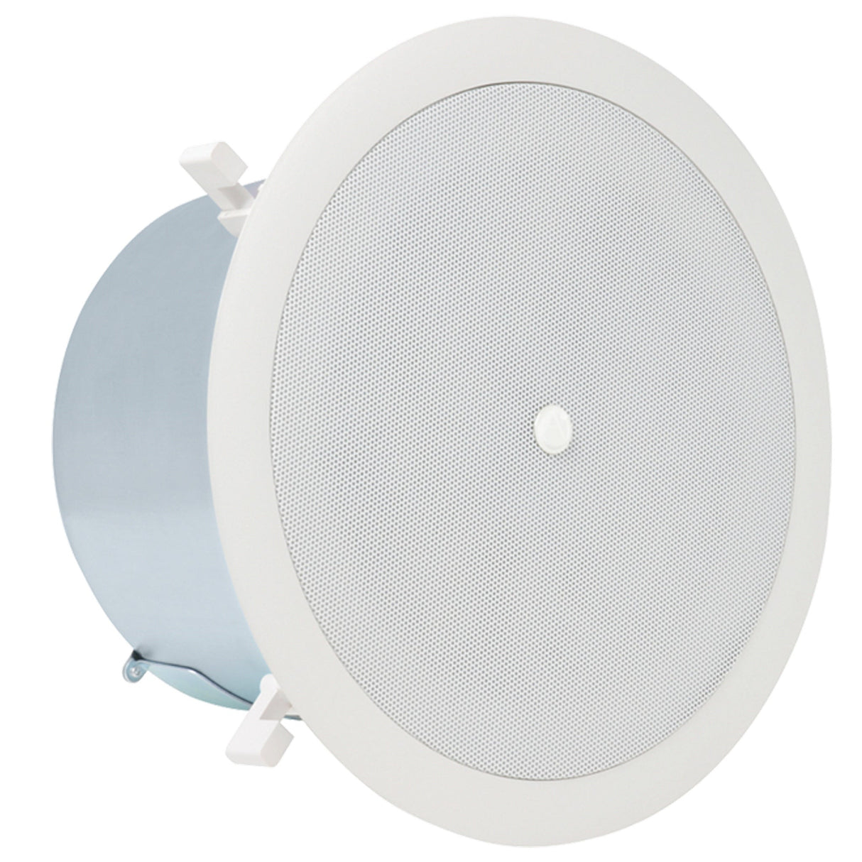 AtlasIED FAP62TEN 6-Inch Coaxial In-Ceiling Speaker with 32W 70/100V Transformer and Ported Enclosure, EN54-24 Certified