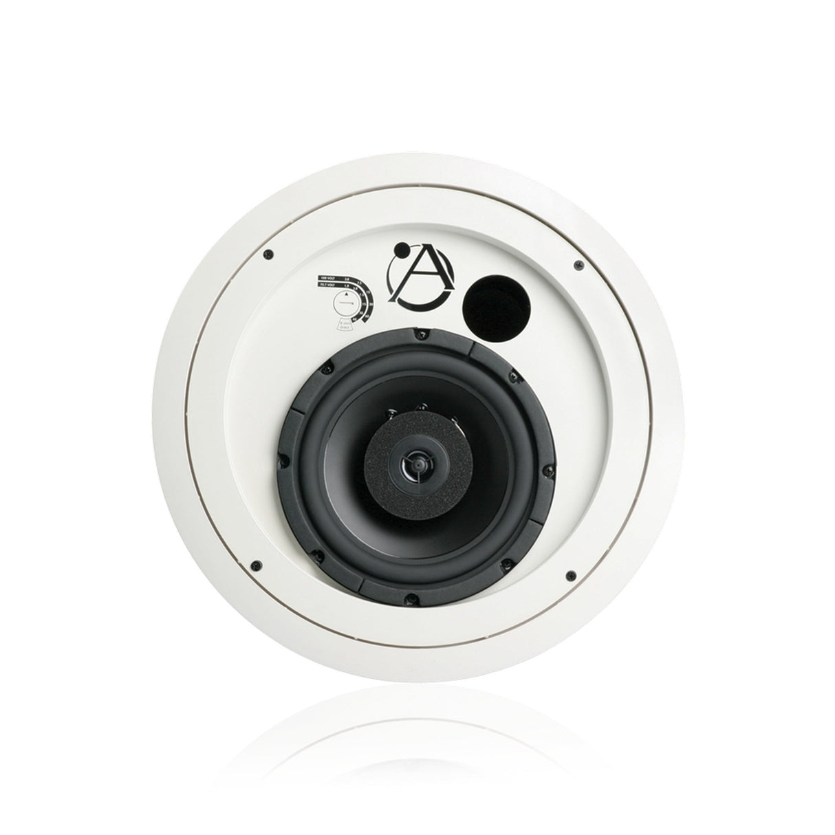 AtlasIED FAP82T 8-Inch Coaxial In-Ceiling Speaker with 60W 70/100V Transformer and Ported Enclosure, Pair