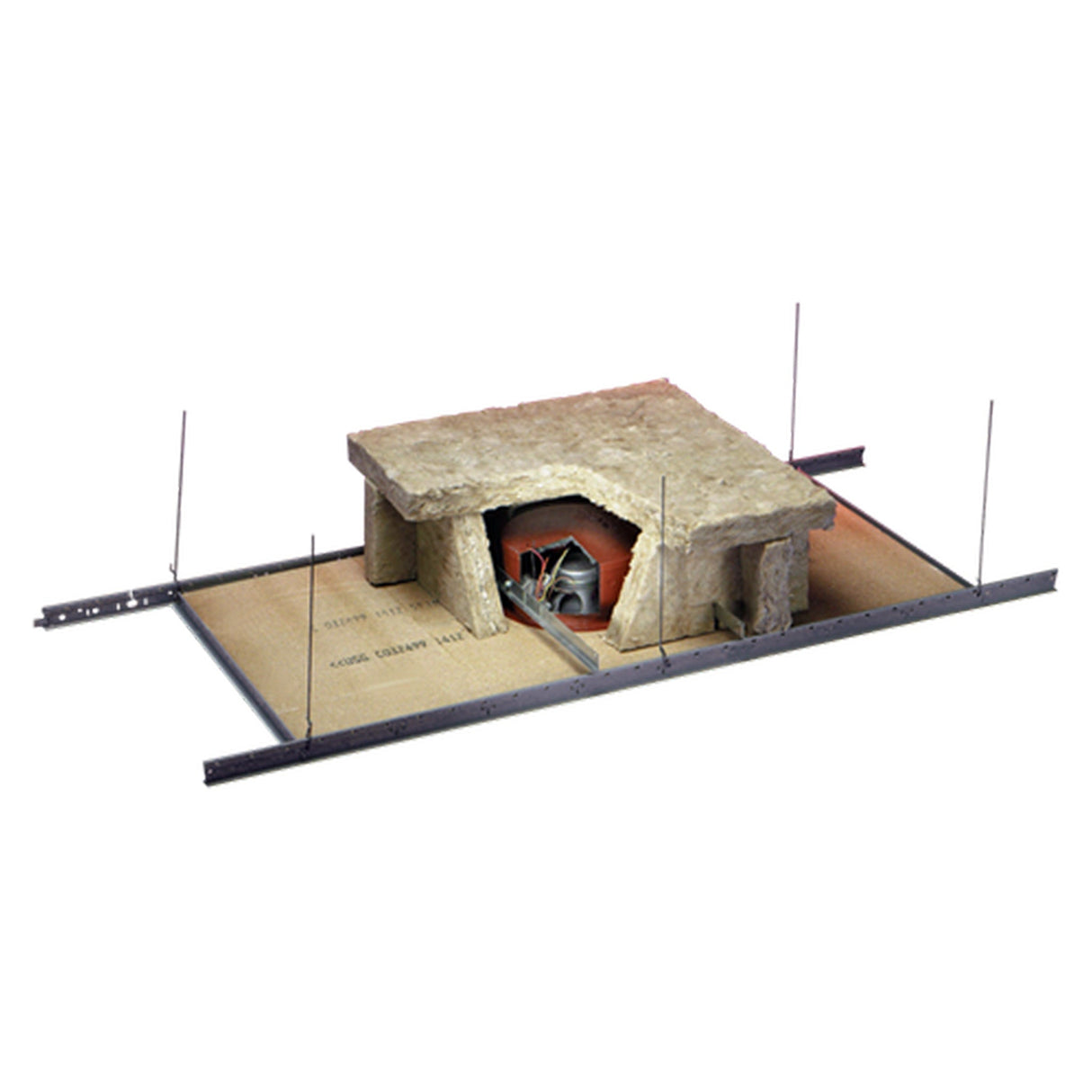 AtlasIED FC104T72FRK UL Fire-Rated 4-Inch Ceiling Speaker Kits, 6-Pack