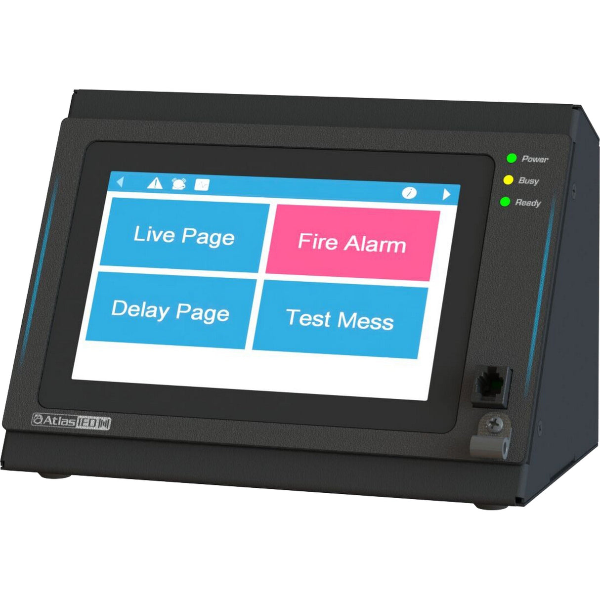 AtlasIED 570D-H Dante Touch Screen Paging Station with Handheld Microphone