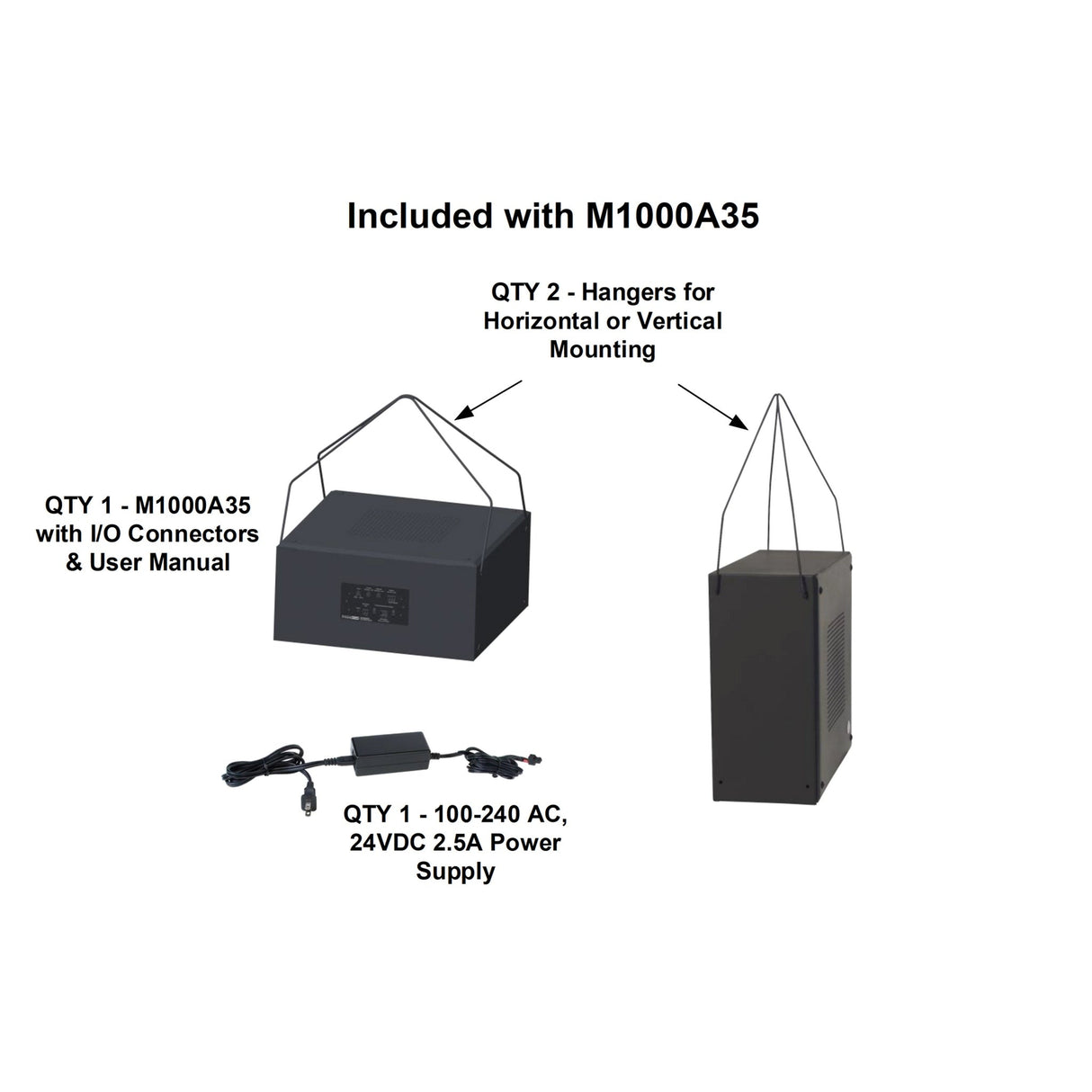 AtlasIED M1000A35 8-Inch Powered Active Sound Masking System
