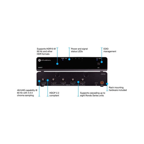Atlona AT-RON-444 Four-Output HDMI Distribution Amplifier