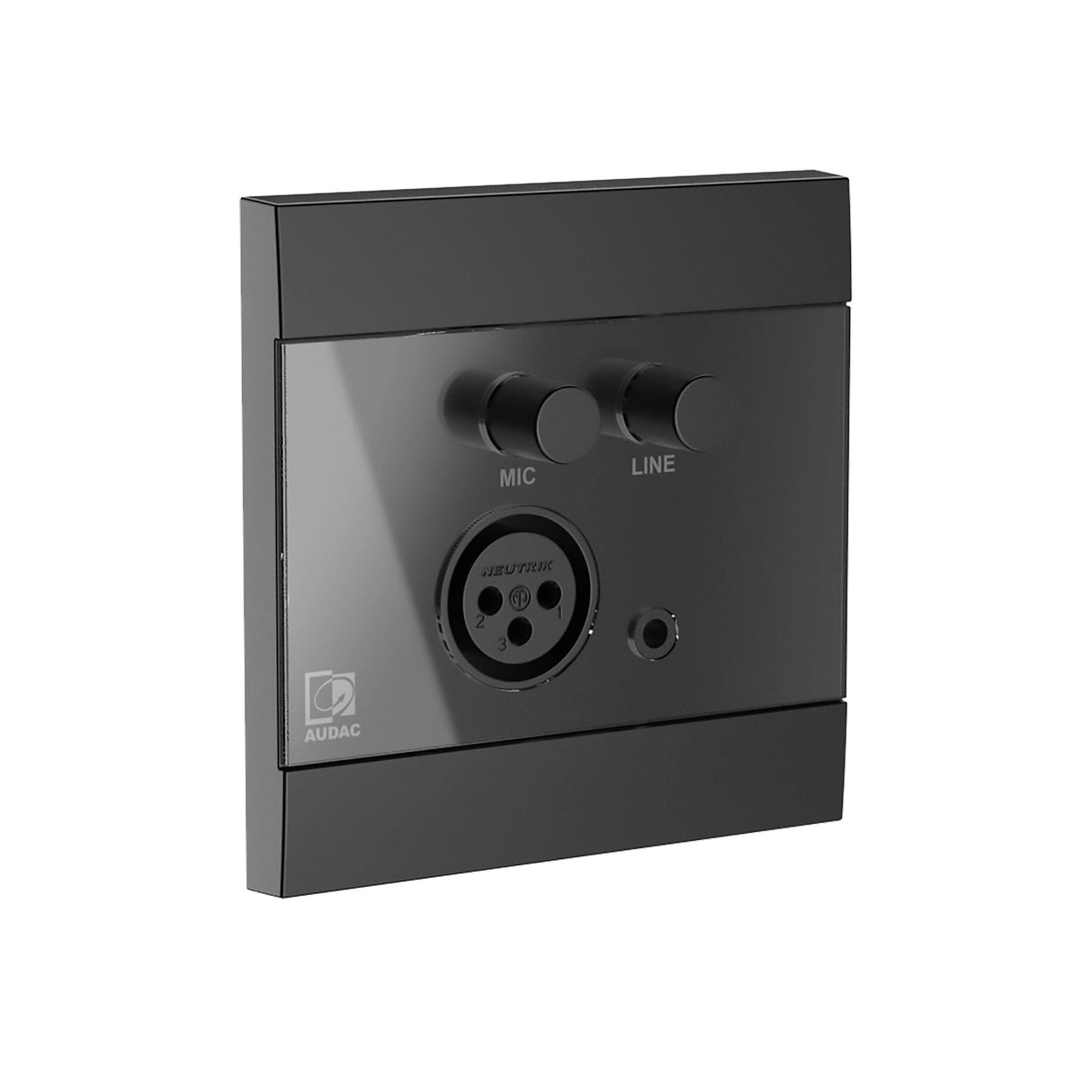 Audac WP205 ARES5A Wall Panel with Microphone and Line Input 80 x 80 mm