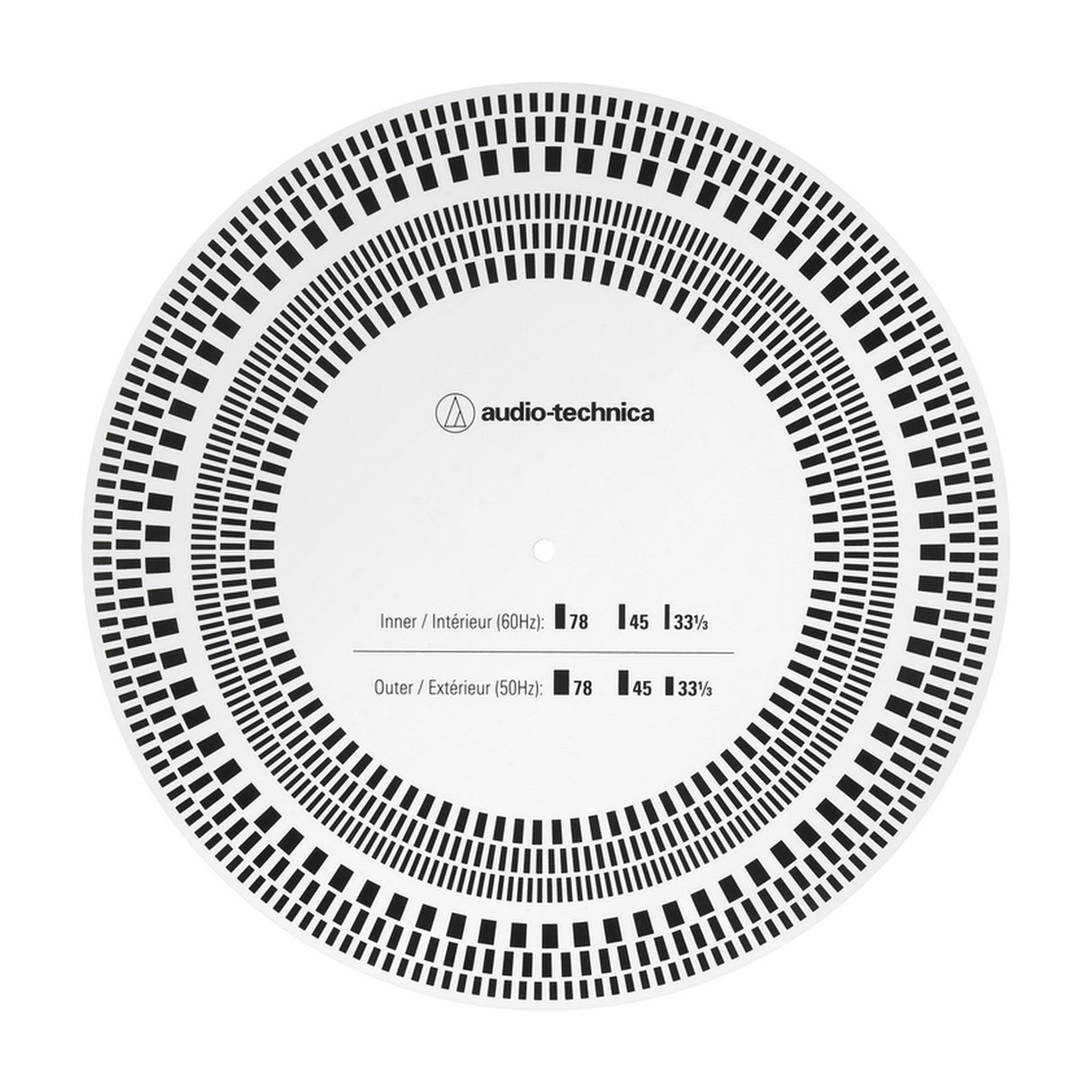 Audio-Technica AT-CAP4 Multi-Function Cartridge Alignment Stroboscope Disc