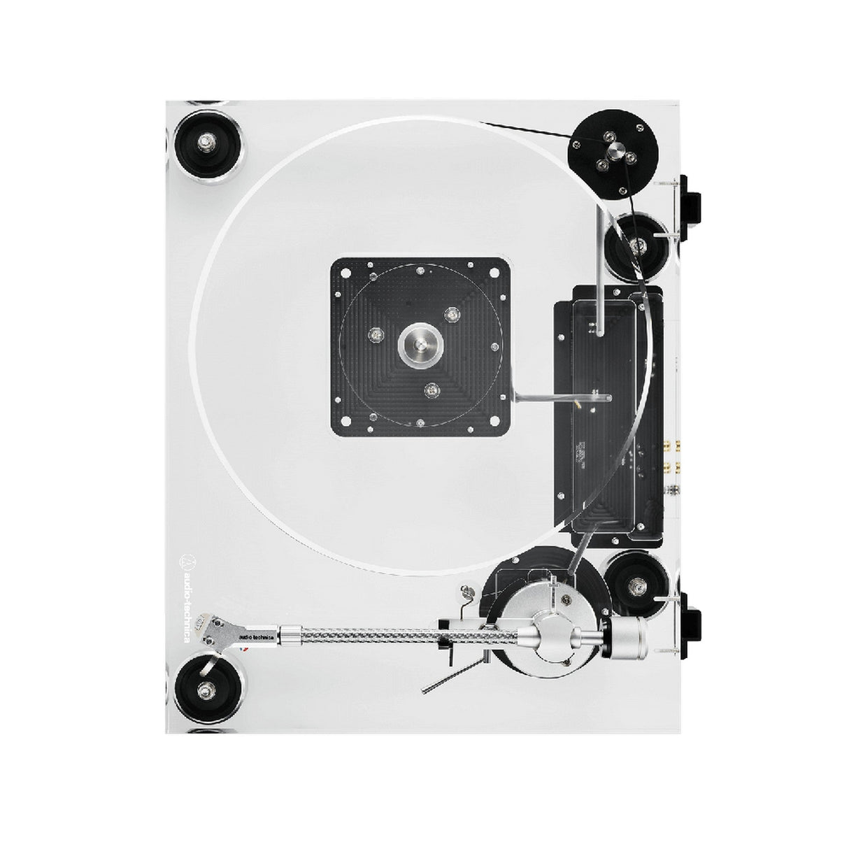 Audio-Technica AT-LPA2 Fully Manual Acrylic Belt-Drive Turntable