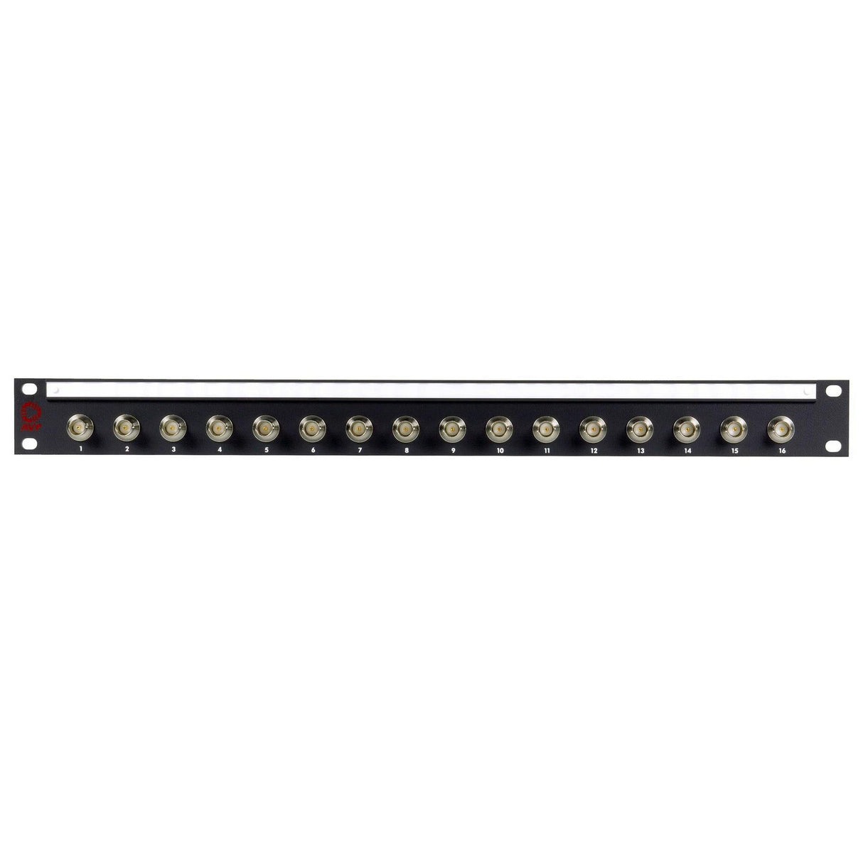 AVP 1 x 16/1RU/16 JJ300 4K/8K UHD 24 Ghz Feedthru BNC Non-Recessed Patchbay