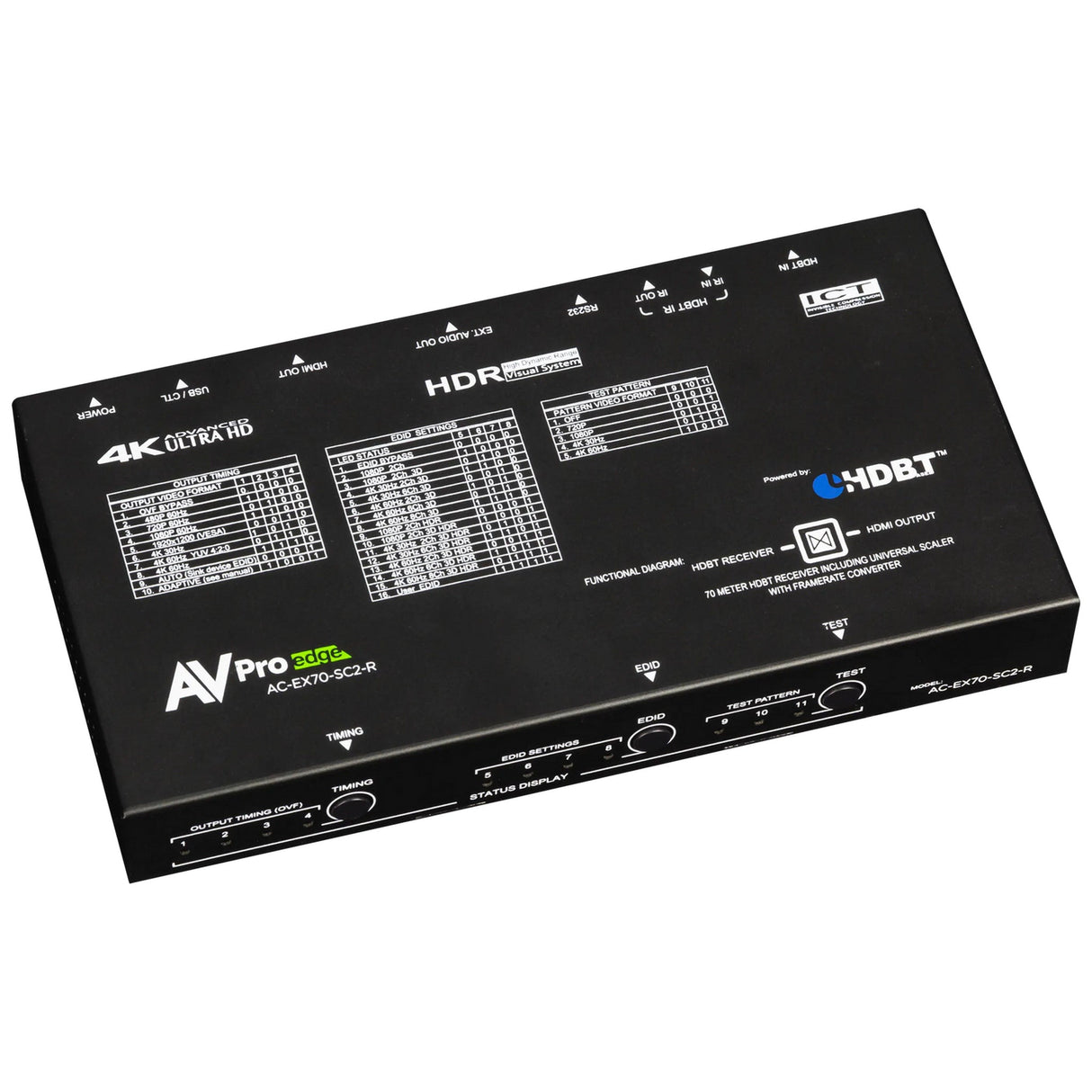 AVPro Edge AC-EX70-SC2-R 70M 18Gbps HDBaseT Receiver Scaler