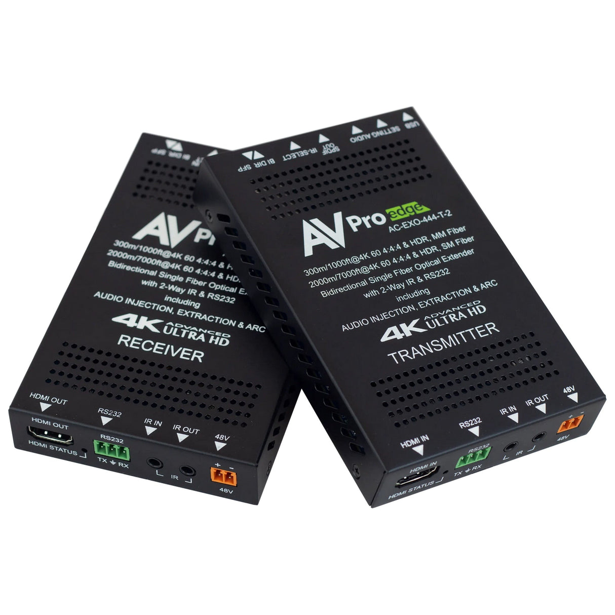 AVPro Edge AC-EXO-444-KIT 2km 18Gbps Fiber Optic Extender Kit