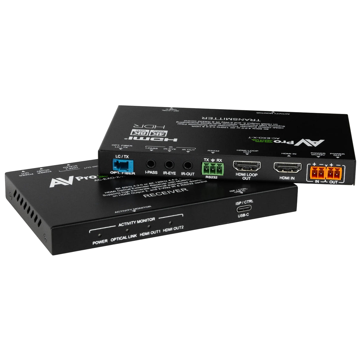 AVPro Edge AC-EXO-X-KIT 40Gbps HDMI 2.1 Fiber Optic Extender Kit