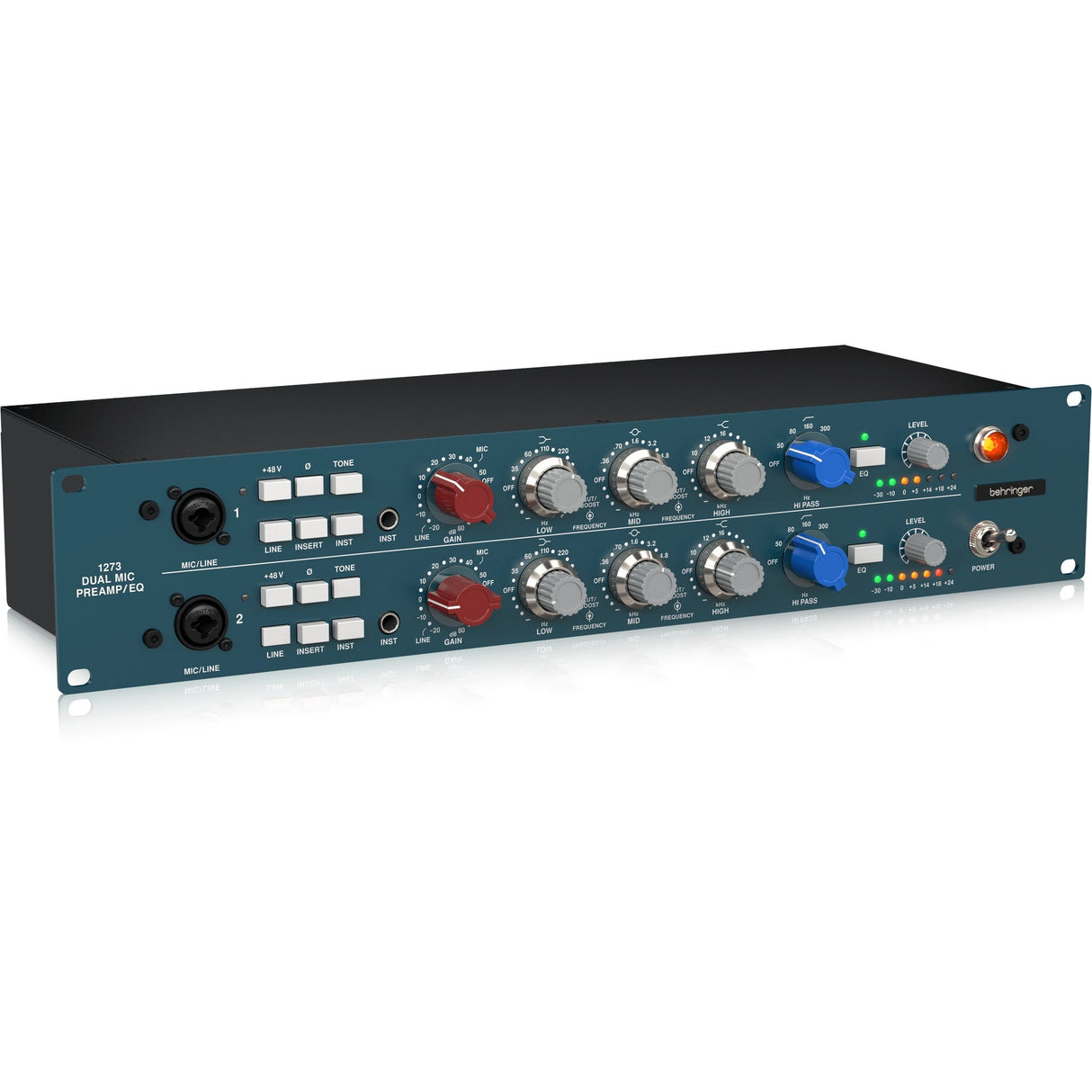 Behringer 1273 Dual Channel Microphone Preamplifier