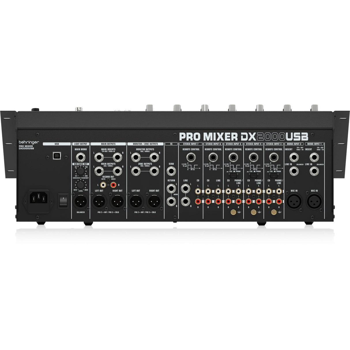 Behringer DX2000USB 7-Channel DJ Mixer with USB Audio Interface