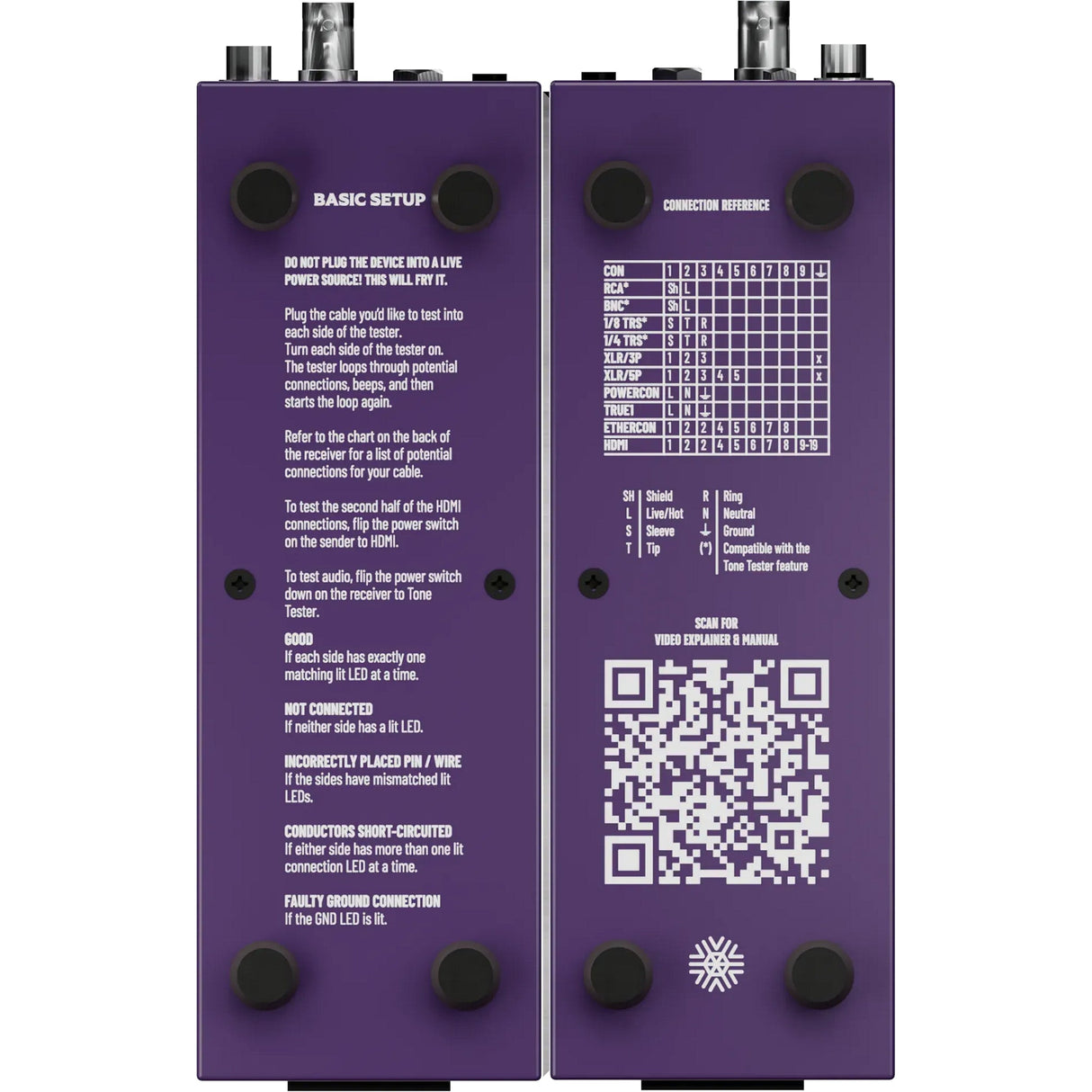 Blizzard Lighting Cable Guy Professional Multi-Cable Tester for Stage & Studio