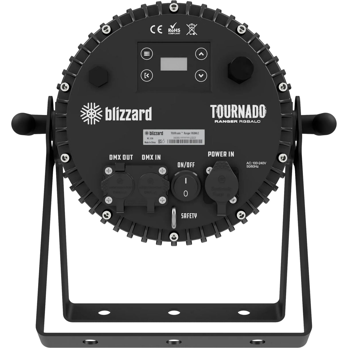 Blizzard Lighting TOURnado Ranger RGBALC Outdoor LED Par Fixture