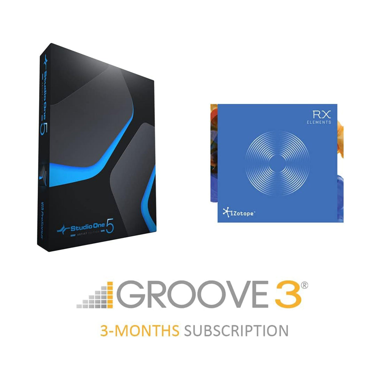 Blue Yeticaster Pro Broadcast USB Microphone Studio Bundle with StudioOne 5 Artist, iZotope RX Elements, and Groove3