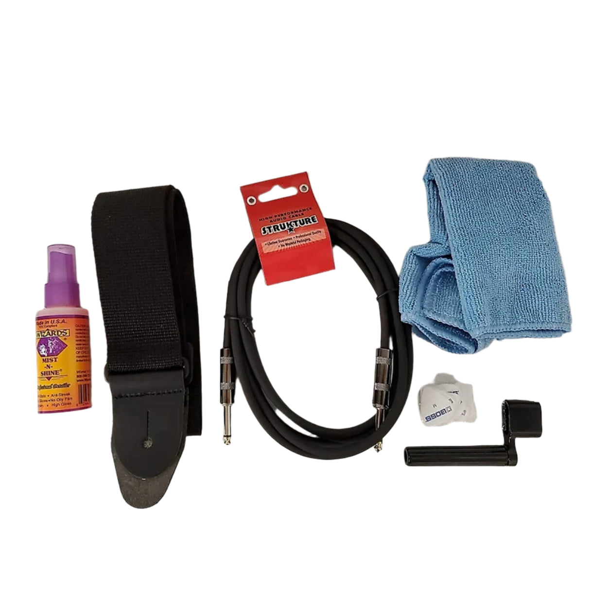 Boss BPP-B-BKC Guitar Promo Accessory Pack Black - accessories