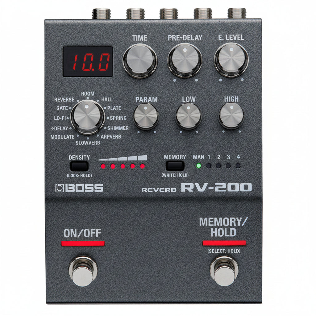 BOSS RV-200 Reverb Pedal