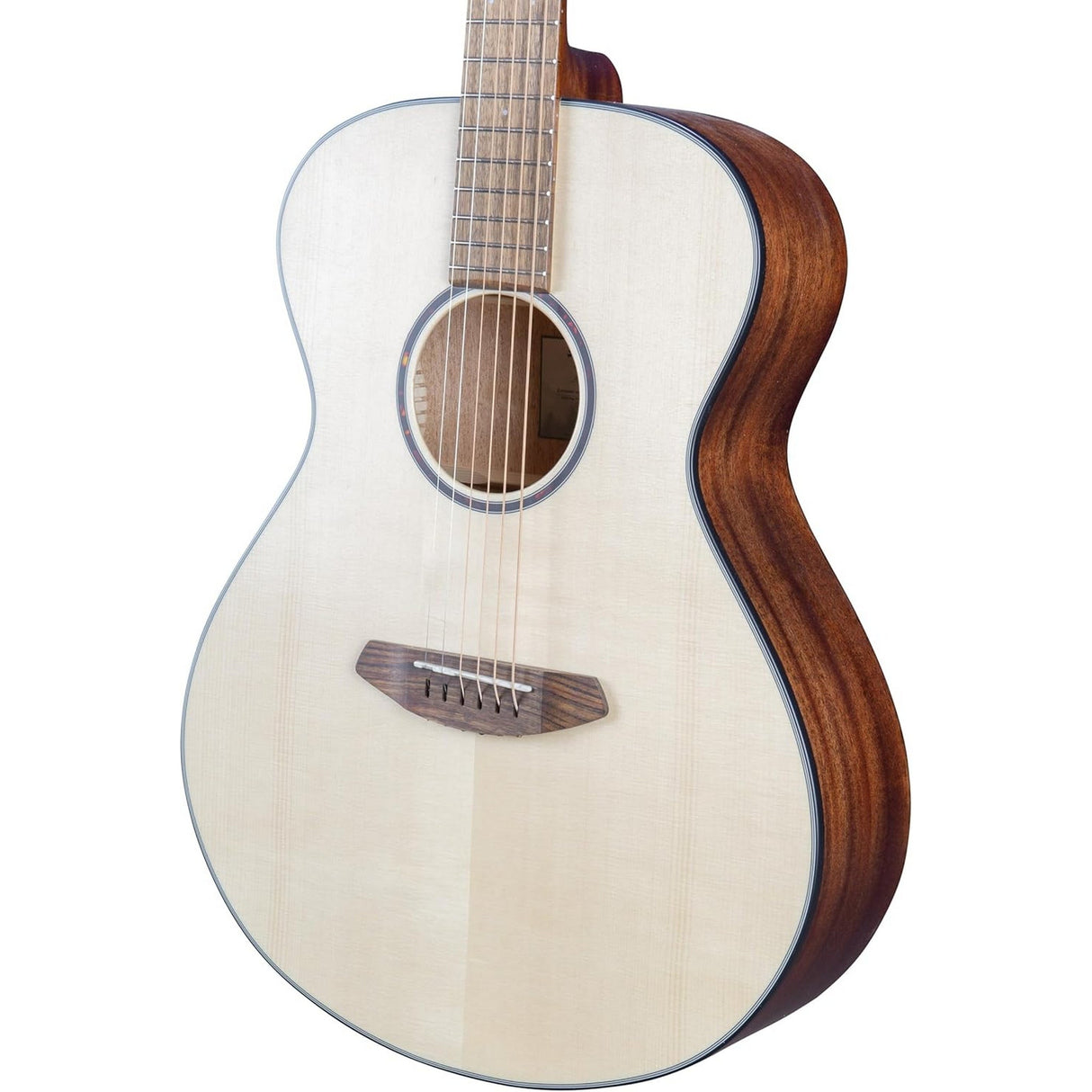 Breedlove Discovery S Concert Left-Handed Mahogany Acoustic-Electric Guitar, African Mahogany Khaya Finish