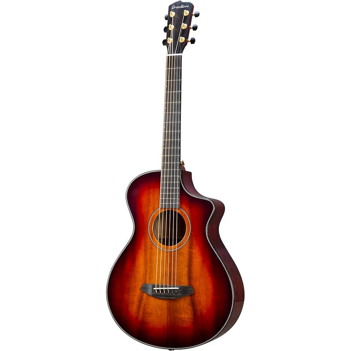 Breedlove Oregon Parlor Concertina CE Acoustic Electric Guitar, Old Fashioned Burst Finish