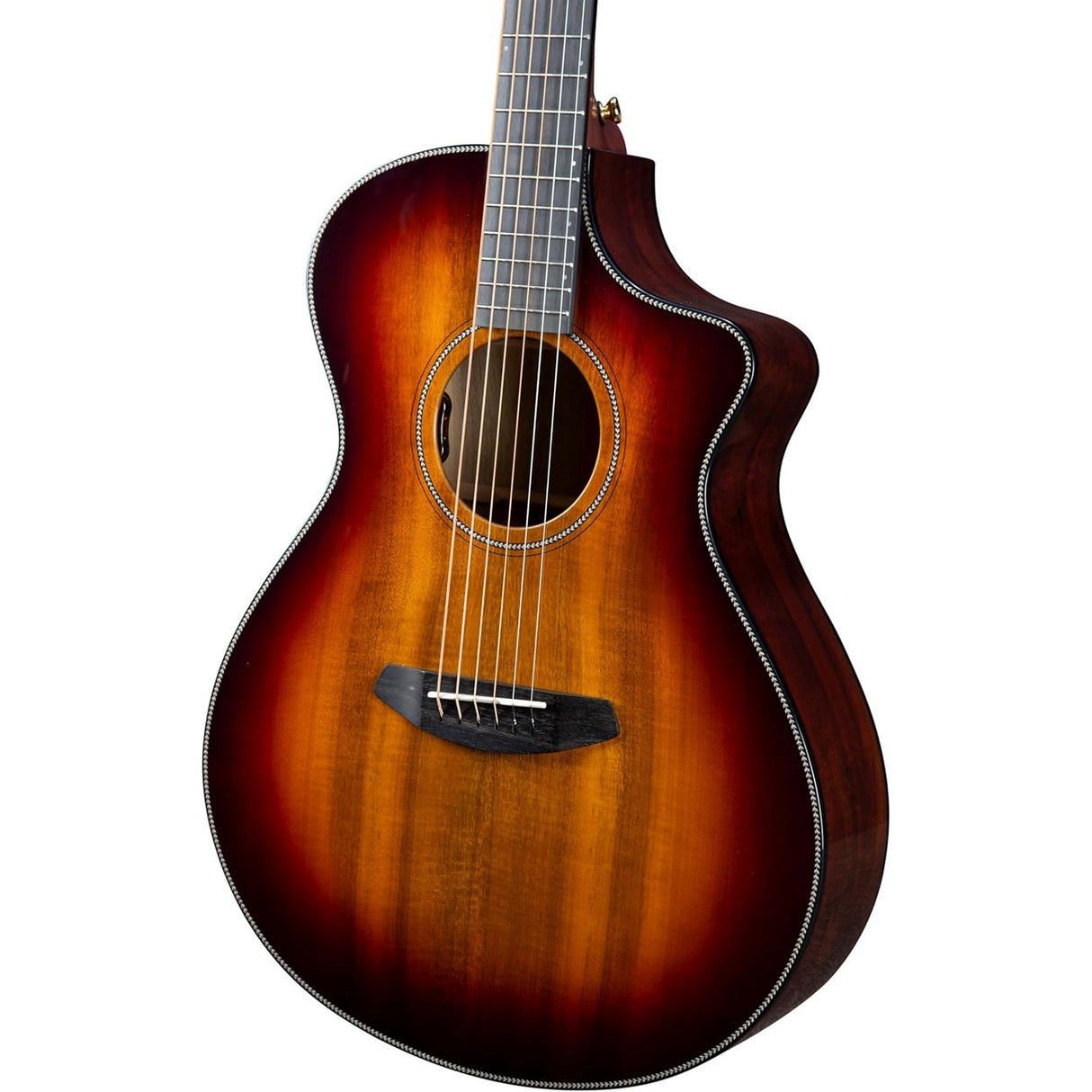 Breedlove Oregon Concert Thinline CE Acoustic Electric Guitar, Old Fashioned Burst Gloss Finish