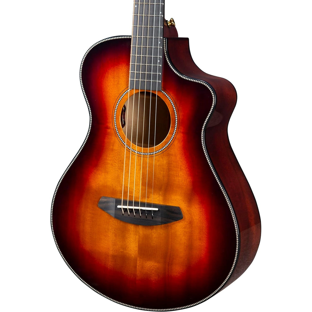 Breedlove Oregon Companion CE Acoustic Electric Guitar, Old Fashioned Burst Gloss Finish