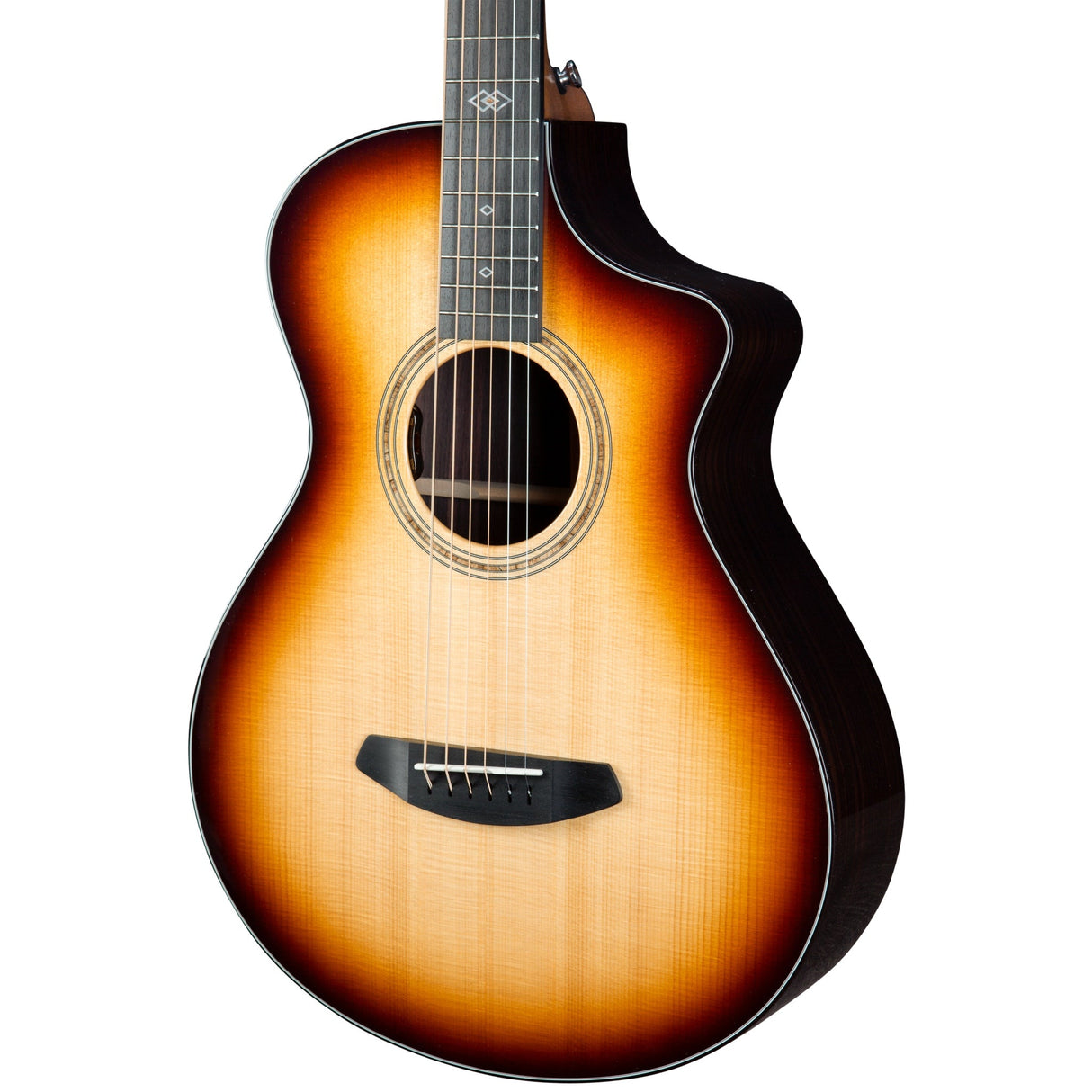 Breedlove Premier Parlor Concertina Burnt Amber CE Sitka Rosewood, Burnt Amber Gloss Finish