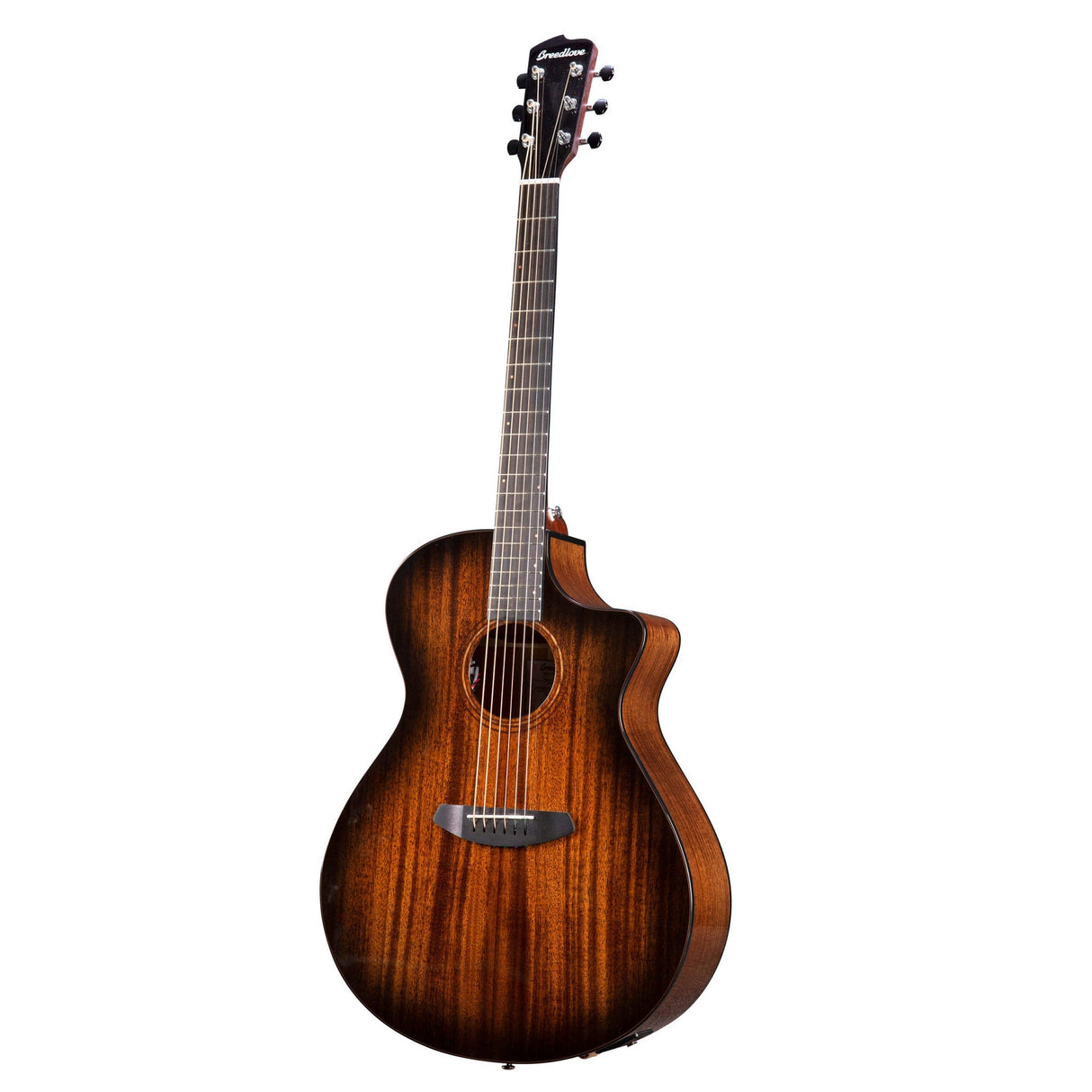 Breedlove Wildwood Pro Concerto Suede CE Acoustic-Electric Guitar, African Mahogany Finish