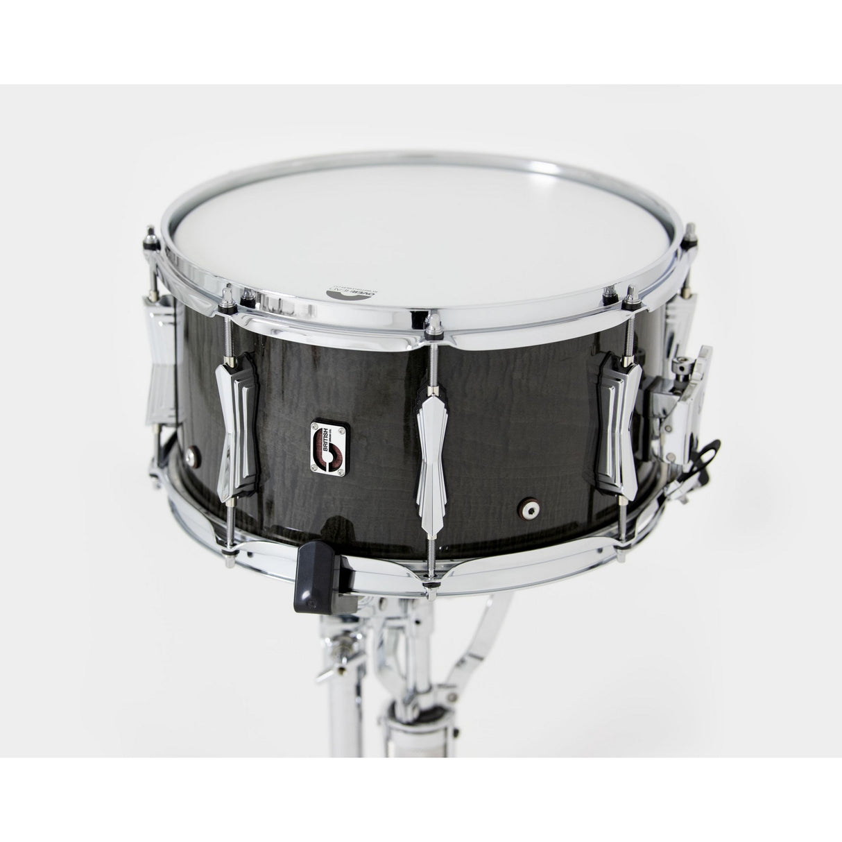 British Drum Co SEV-13-7-SN Super Seven Series 13x7-Inch Snare Drum, Purpleheart Finish