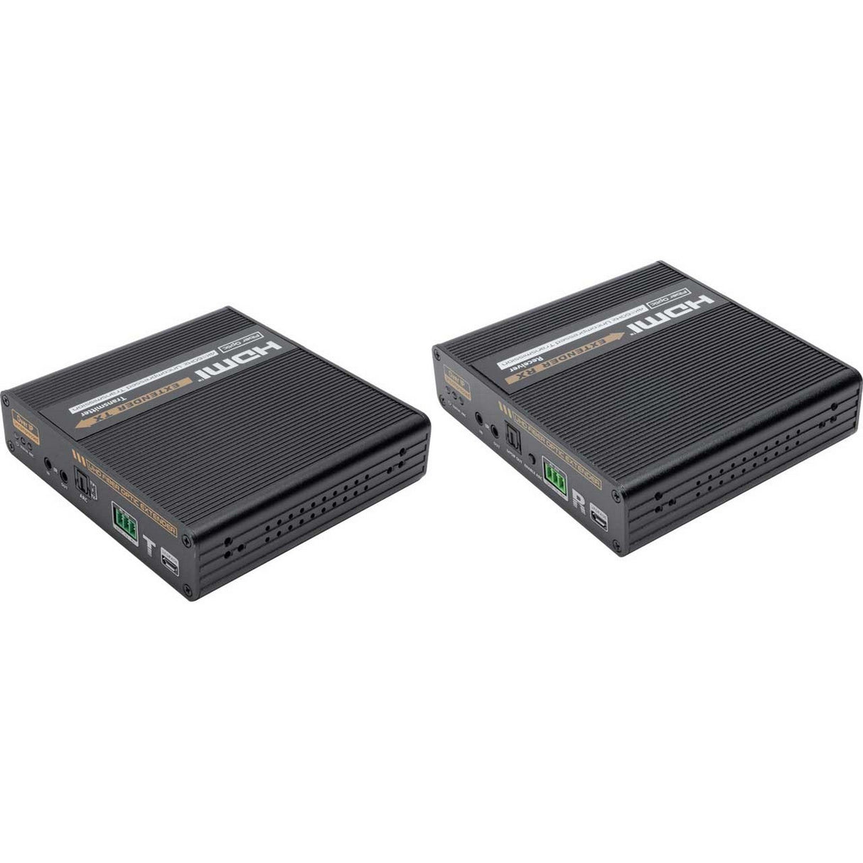 Camplex 4K/2K HDMI 2.0 Over Fiber Extender Set with 10G Ethernet and RS-232